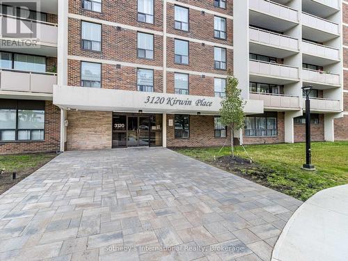 1110 - 3120 Kirwin Avenue, Mississauga (Cooksville), ON - Outdoor With Balcony With Facade