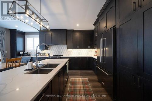 166 King Street, Brant, ON - Indoor Photo Showing Kitchen With Stainless Steel Kitchen With Double Sink With Upgraded Kitchen