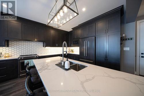 166 King Street, Brant, ON - Indoor Photo Showing Kitchen With Stainless Steel Kitchen With Double Sink With Upgraded Kitchen