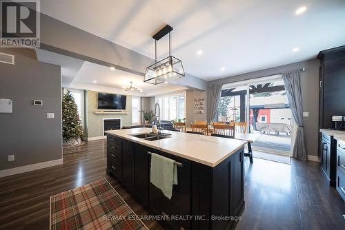 166 King Street, Brant, ON - Indoor Photo Showing Kitchen With Double Sink