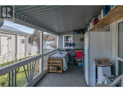 Wonderful covered and screened in porch - 5484 25 Avenue Unit# 38, Vernon, BC 