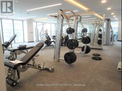 4804 - 20 Shore Breeze Drive, Toronto, ON - Indoor Photo Showing Gym Room