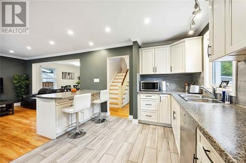 945 Ferndale Drive, Sarnia, ON - Indoor Photo Showing Kitchen With Double Sink