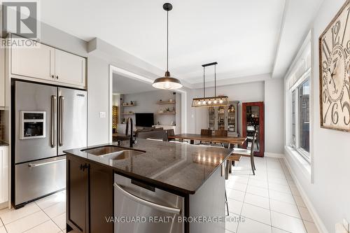 138 Barons Street, Vaughan, ON - Indoor Photo Showing Kitchen With Double Sink