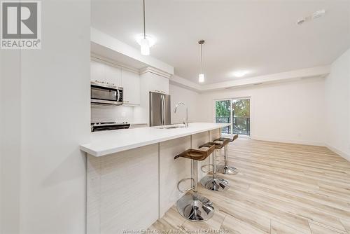 190 Main Street East Unit# 208, Kingsville, ON - Indoor Photo Showing Kitchen With Upgraded Kitchen