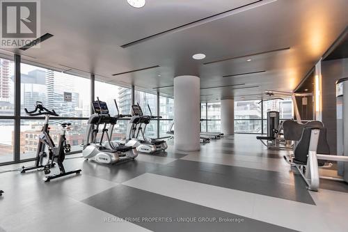 3510 - 290 Adelaide Street W, Toronto, ON - Indoor Photo Showing Gym Room