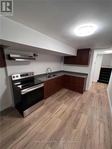 Lower - 147 Britannia Avenue, Bradford West Gwillimbury, ON - Indoor Photo Showing Kitchen With Double Sink