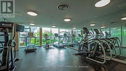 3210 - 225 Webb Drive, Mississauga, ON - Indoor Photo Showing Gym Room