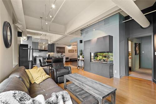 301 283 Bannatyne Avenue, Winnipeg, MB - Indoor Photo Showing Living Room