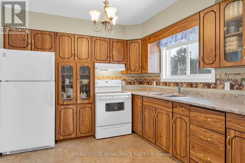 44 Hasler Street, Addington Highlands, ON - Indoor Photo Showing Kitchen With Double Sink