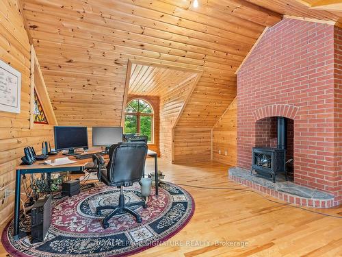 142 Paddy'S Lane, Westport, ON - Indoor Photo Showing Other Room With Fireplace