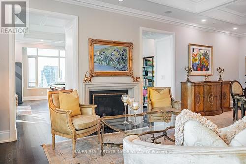 4904 - 311 Bay Street, Toronto, ON - Indoor Photo Showing Living Room With Fireplace