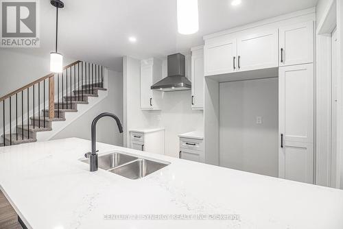 76 Villeneuve Street, North Stormont, ON - Indoor Photo Showing Kitchen With Double Sink