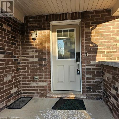 View of property entrance - 39 Appleby Street, Kitchener, ON - Outdoor With Exterior