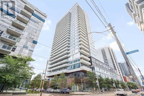 403 - 20 Tubman Avenue N, Toronto, ON - Outdoor With Balcony With Facade