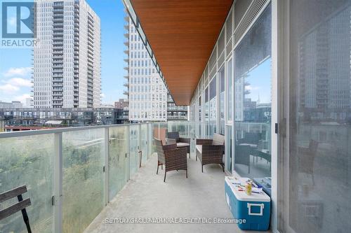 403 - 20 Tubman Avenue N, Toronto, ON - Outdoor With Balcony