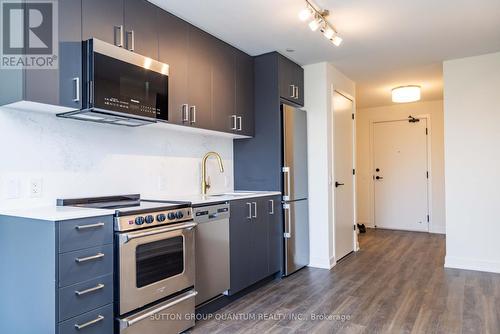 207 - 8010 Derry Road, Milton, ON - Indoor Photo Showing Kitchen With Stainless Steel Kitchen With Upgraded Kitchen