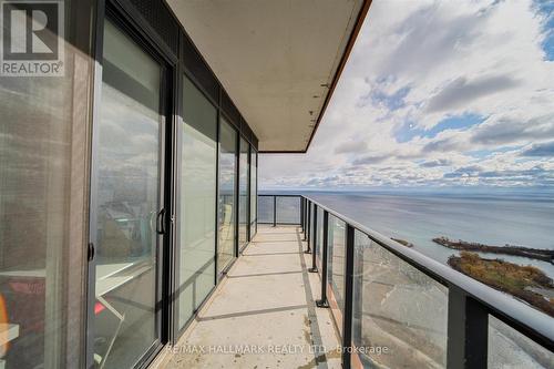 4418 - 30 Shore Breeze Drive, Toronto, ON - Outdoor With Body Of Water With Balcony With View With Exterior