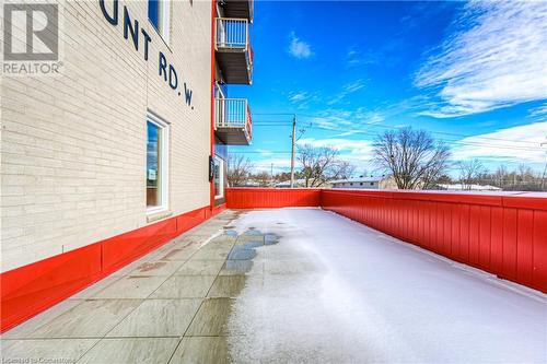 View of patio / terrace - 301 Westmount Road W Unit# 204, Kitchener, ON - Outdoor