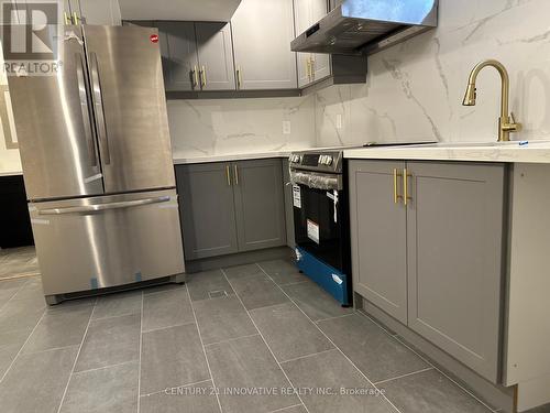 Lower - 24 Ovida Boulevard, Markham, ON - Indoor Photo Showing Kitchen