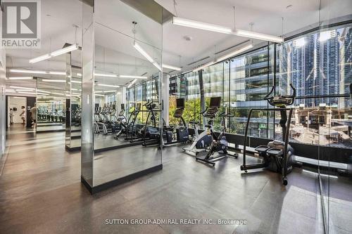 4704 - 14 York Street, Toronto, ON - Indoor Photo Showing Gym Room