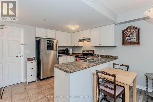 201 - 60 Lynnmore Street, Guelph (Pine Ridge), ON - Indoor Photo Showing Kitchen With Double Sink