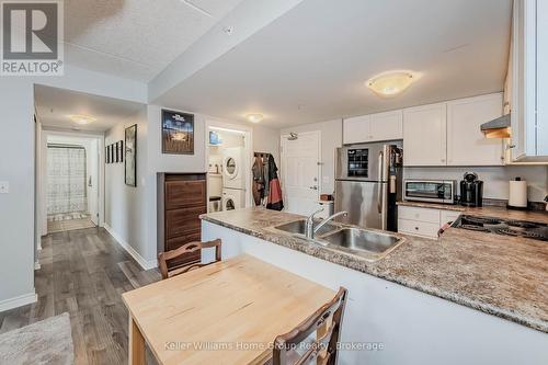 201 - 60 Lynnmore Street, Guelph (Pine Ridge), ON - Indoor Photo Showing Kitchen With Double Sink With Upgraded Kitchen