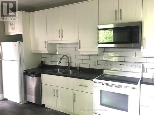 116 Quebec Street, Goderich, ON - Indoor Photo Showing Kitchen With Double Sink