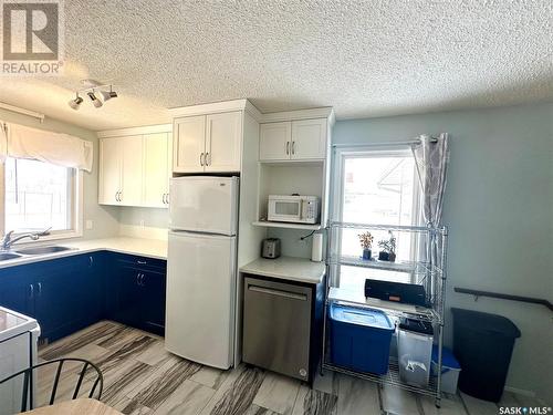 205 1St Street W, Spiritwood, SK - Indoor Photo Showing Kitchen With Double Sink