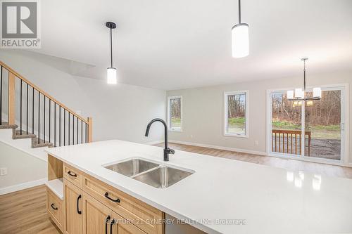 74 Villeneuve Street, North Stormont, ON - Indoor Photo Showing Kitchen With Double Sink