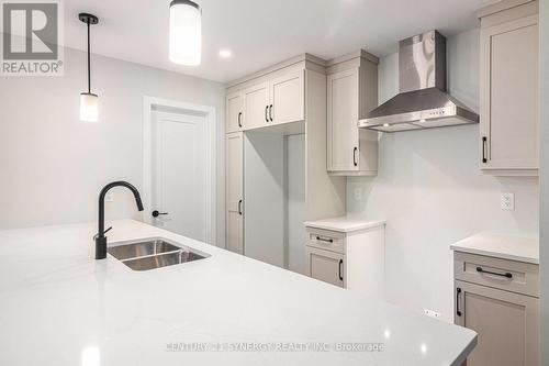 74 Villeneuve Street, North Stormont, ON - Indoor Photo Showing Kitchen With Double Sink