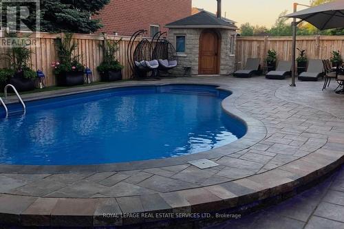 4415 Trailmaster Drive, Mississauga, ON - Outdoor With In Ground Pool