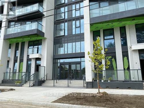 3110 - 36 Zorra Street, Toronto, ON - Outdoor With Balcony With Facade