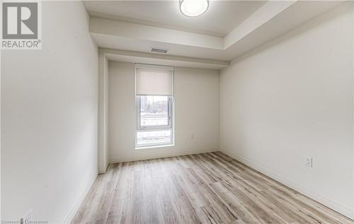 Spare room with light hardwood / wood-style flooring - 301 Westmount Road W Unit# G1, Kitchener, ON - Indoor Photo Showing Other Room