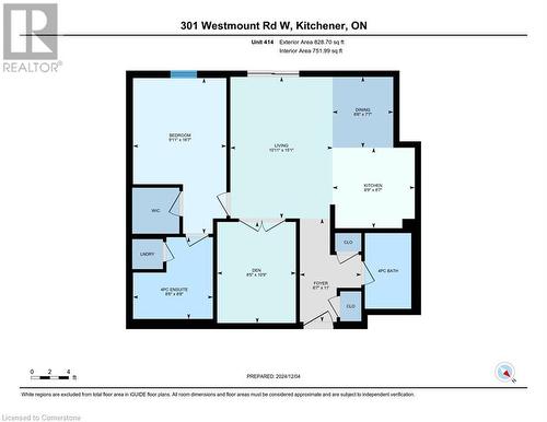 Plan - 301 Westmount Road W Unit# 414, Kitchener, ON - Other