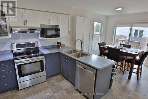 605 Fortye Drive, Peterborough (Otonabee), ON - Indoor Photo Showing Kitchen With Double Sink