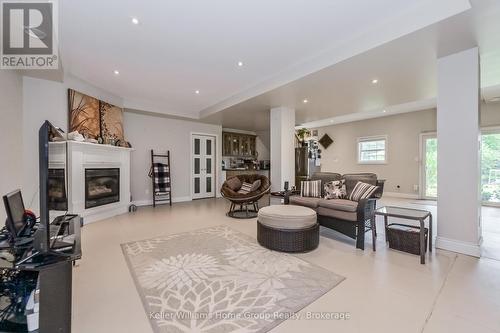 421 Wellington Rd 18, Centre Wellington (Elora/Salem), ON - Indoor Photo Showing Living Room With Fireplace