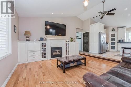 421 Wellington Rd 18, Centre Wellington (Elora/Salem), ON - Indoor Photo Showing Living Room With Fireplace