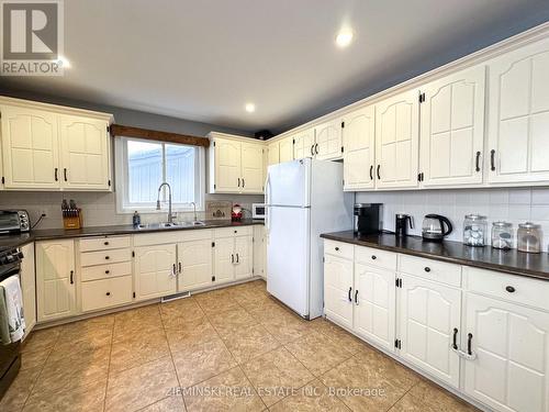 237 Devonshire Avenue, Iroquois Falls, ON - Indoor Photo Showing Kitchen With Double Sink