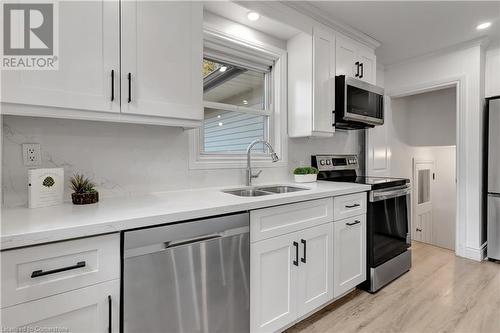 84 Weber Street S, Waterloo, ON - Indoor Photo Showing Kitchen With Double Sink