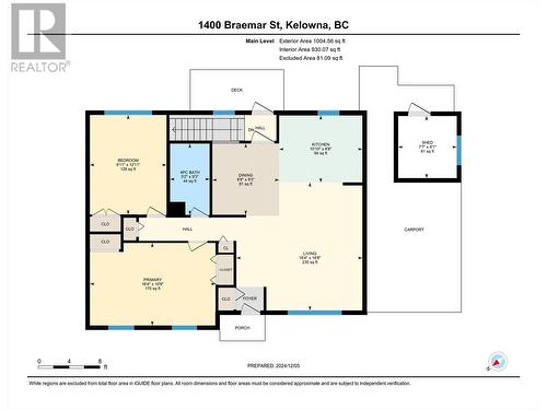 Ground level of main home 1400 Braemar - 1400-1404 Braemar Street, Kelowna, BC - Other