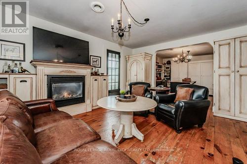 1303 Maryhill Road E, Woolwich, ON - Indoor Photo Showing Living Room With Fireplace