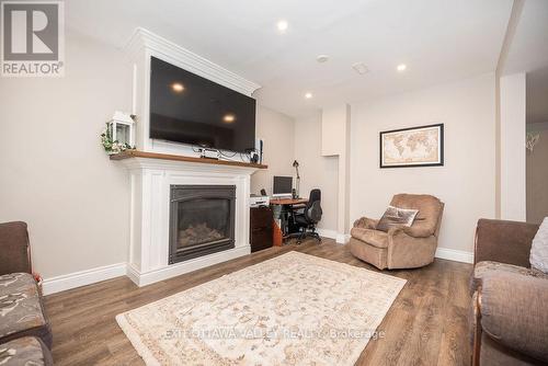 14 Church Street, Laurentian Hills, ON - Indoor Photo Showing Living Room With Fireplace