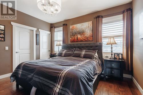 Primary Bedroom with Ensuite and WIC - 12872 Lake Hill Drive, Lake Country, BC - Indoor Photo Showing Bedroom