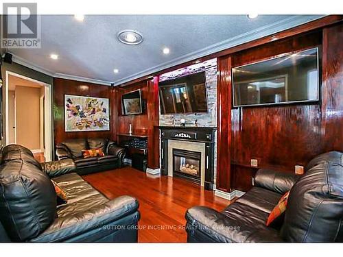 101 Ward Drive, Barrie, ON - Indoor Photo Showing Living Room With Fireplace