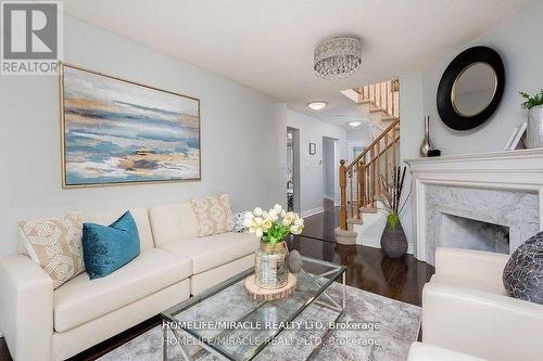 4361 Violet Road, Mississauga, ON - Indoor Photo Showing Living Room With Fireplace