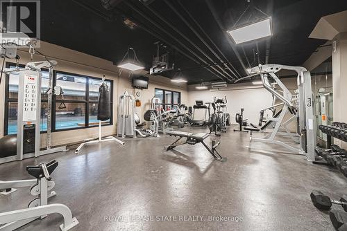 1908 - 150 Charlton Avenue E, Hamilton, ON - Indoor Photo Showing Gym Room