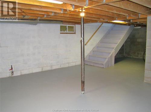 178 Victoria Street, Highgate, ON - Indoor Photo Showing Basement