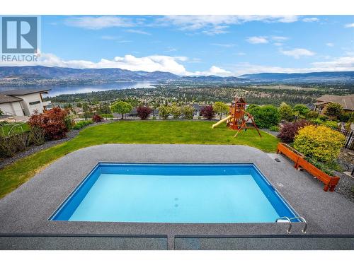 924 Lamont Lane, Kelowna, BC - Outdoor With In Ground Pool With View