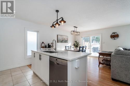 35 Ralph Dalton Boulevard, Tay (Victoria Harbour), ON - Indoor Photo Showing Kitchen With Double Sink